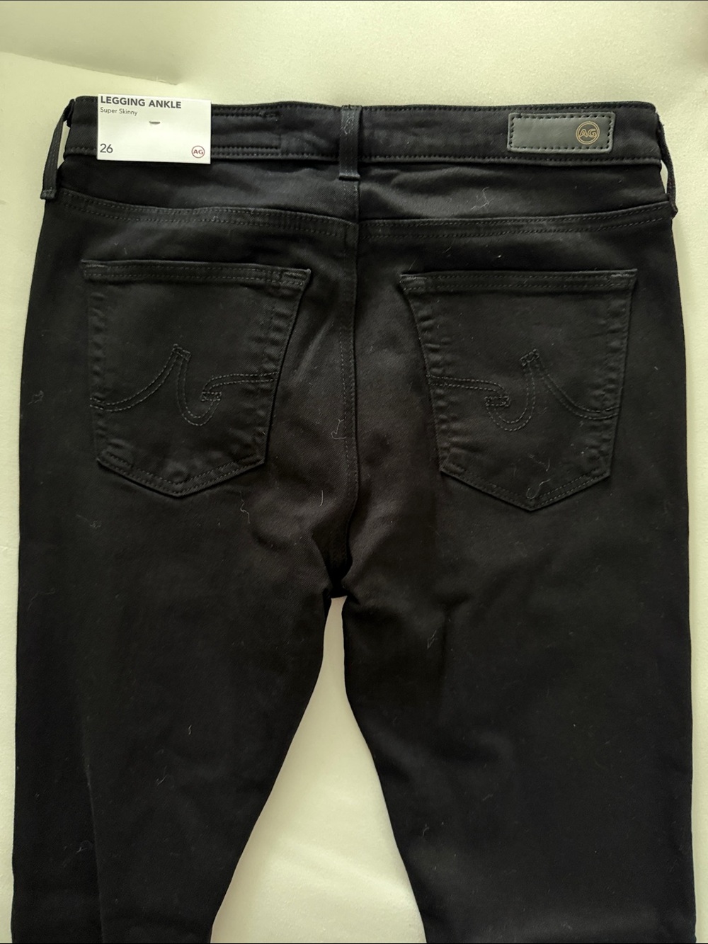 AG Legging Ankle Super Skinny Jeans in Black